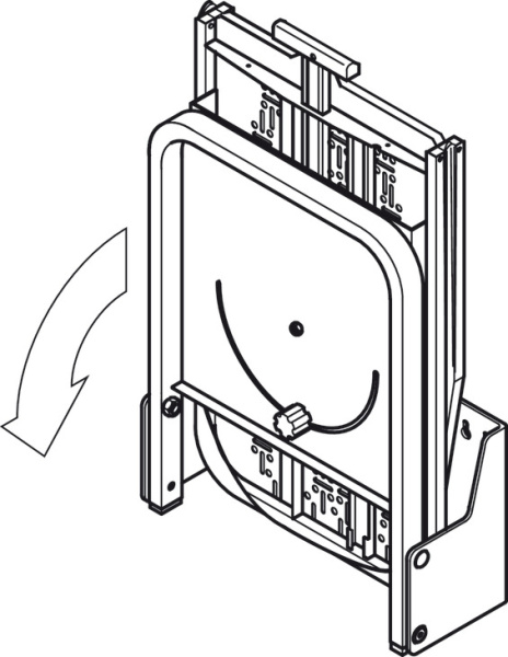 Гладильная доска IRONFIX тип крепления: к стене
